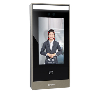 得力人脸智能考勤门禁机门禁一体机电磁锁上门包安装联网远程控制