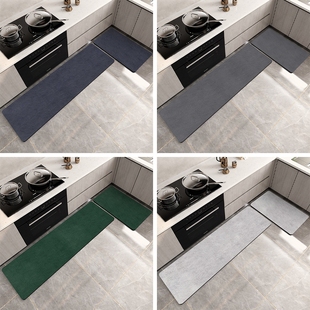 厨房地垫吸水吸油防滑防油可擦免洗软硅藻泥脚垫地毯防摔耐脏垫子