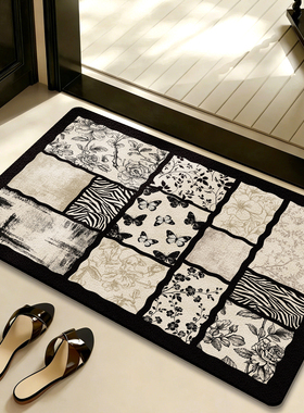 卫生间吸水地垫2026新款进门口硅藻泥加厚耐脏免洗浴室脚垫子防滑