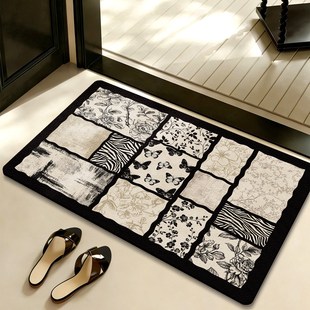 卫生间吸水地垫2025新款 进门口硅藻泥加厚耐脏免洗浴室脚垫子防滑