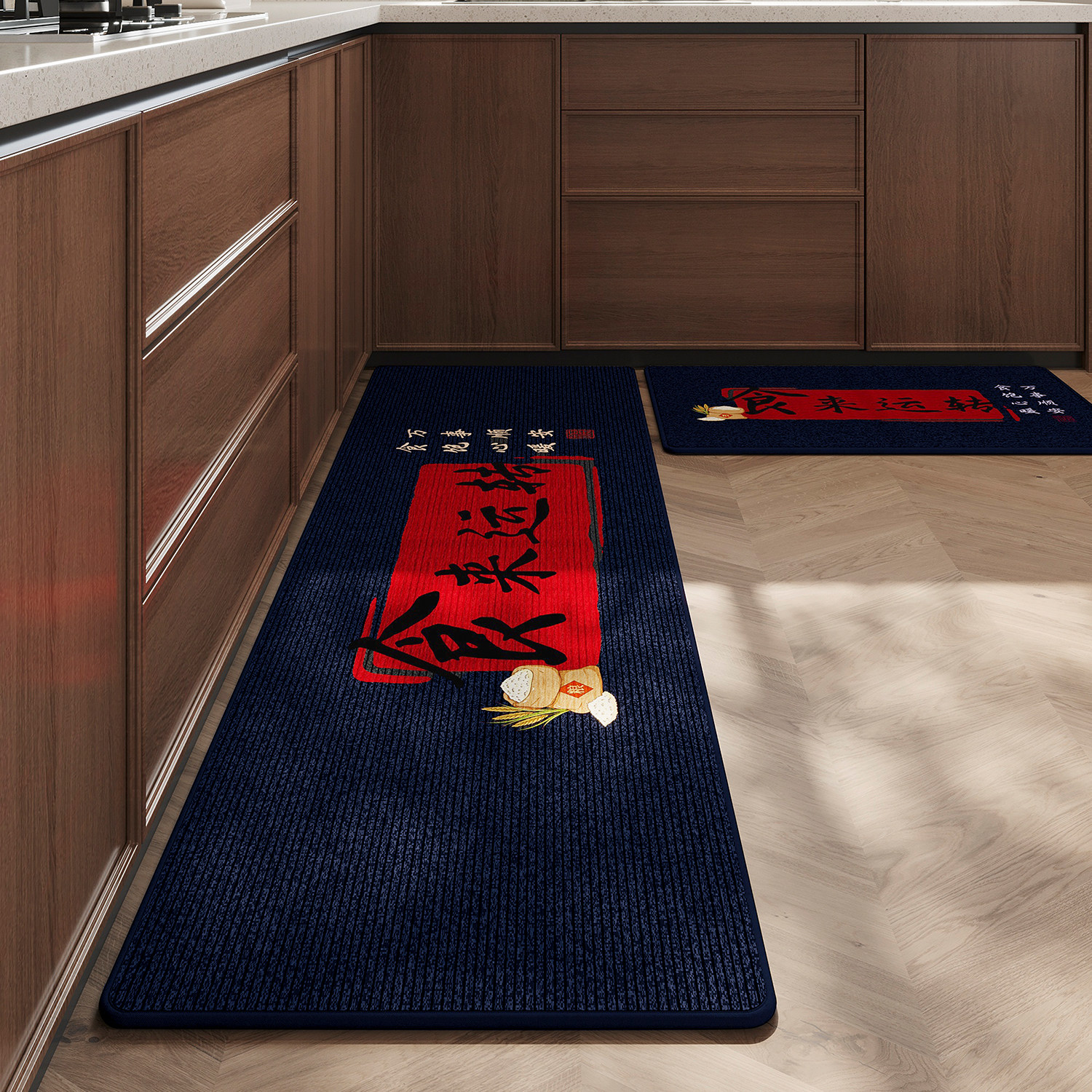 厨房专用地垫2026新款可擦免洗耐脏脚垫子防滑防油吸水高端地毯,居家布艺,厨房地垫,淘宝优惠券,粉丝福利购,淘宝优惠卷