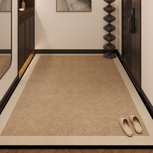 入户门地垫进门门口高级感地毯家用防滑玄关门垫耐脏免洗可擦脚垫