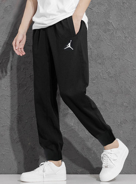 Nike耐克AJ裤子男卫裤夏季新款男士JORDAN休闲长裤运动裤男DQ7333