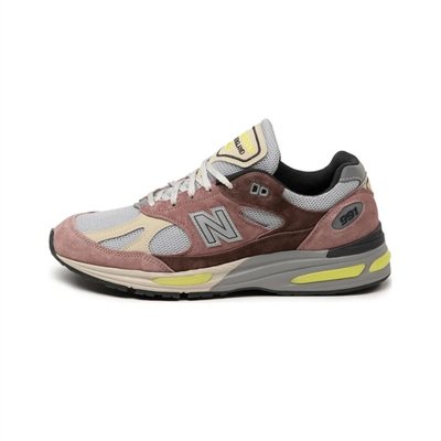 New Balance 991V2英产复古红褐色低帮休闲运动跑步鞋 U991MG2 YT