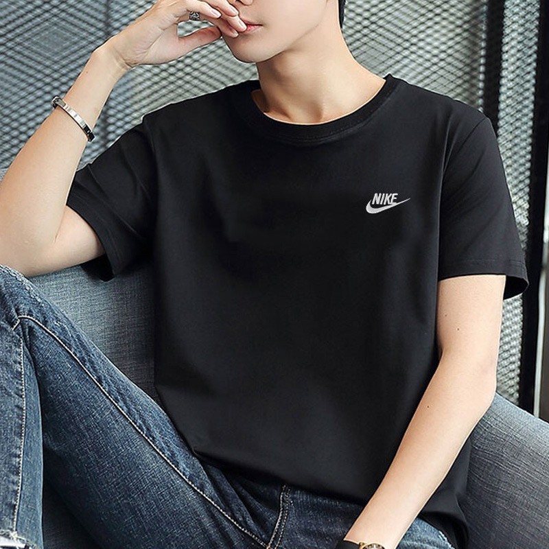 Nike耐克正品纯棉短袖男士