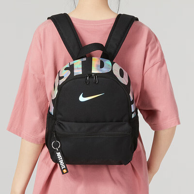 耐克儿童双肩包男女背包大容量运动包小包小学生书包DR6091-017