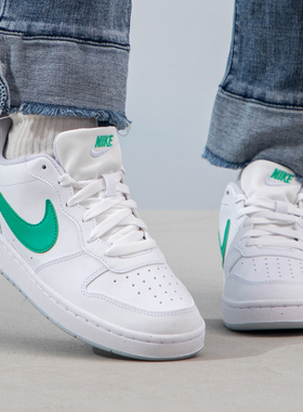 Nike/耐克大童鞋CourtBorough低帮休闲运动鞋小白板鞋DV5456-109