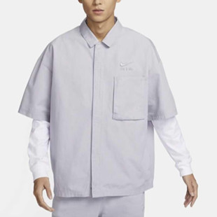 运动服宽松休闲T恤透气翻领衬衫 Nike 耐克短袖 男装 012 DX7869