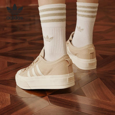 Adias三叶草男女鞋缓震运