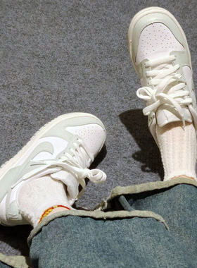 NIKE/耐克大童女鞋 DUNK LOW (GS)复刻鞋休闲复古板鞋FB9109-124