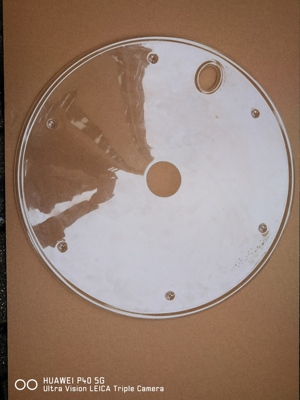 透明封盘700C公路车死飞车广告盘，两片