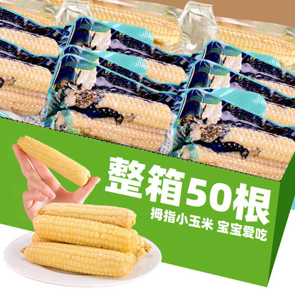 5斤 云南西双版纳拇指小玉米新鲜傣家香糯小手指迷你袖珍儿童玉米