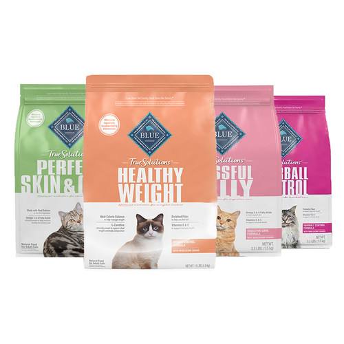 BlueBuffalo蓝挚蓝馔功能粮控制毛球体重管理进口成幼猫粮4.9kg