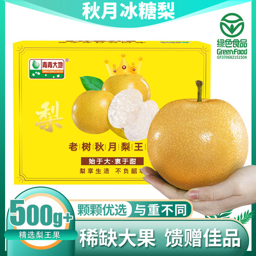 青青大地秋月梨王果礼盒装