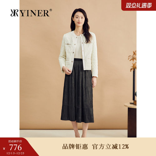 【云朵0压感】YINER音儿专选秋季轻薄短款羽绒服香风外套