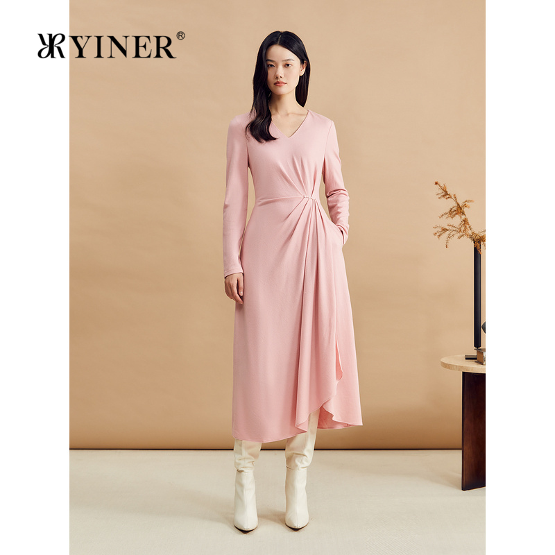 YINER音儿女装冬季时尚连衣裙8C34505930