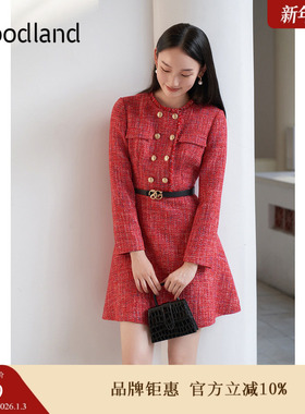Goodland美地女装冬季时尚连衣裙