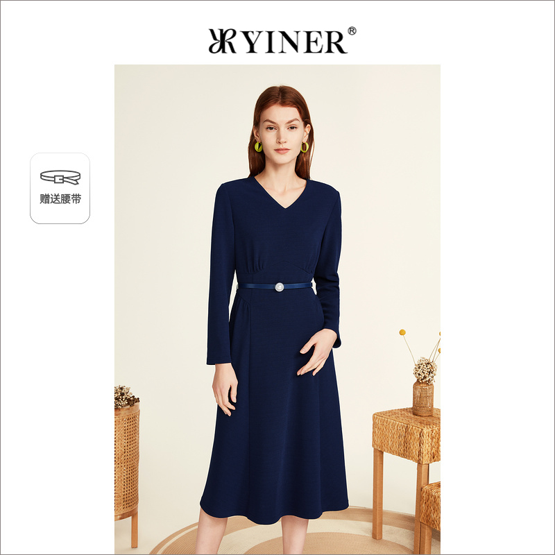 简约冬季新款修身连衣裙音儿