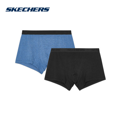 Skechers斯凯奇男士内裤莫代尔舒适透气中腰平角裤L324M153/05MV