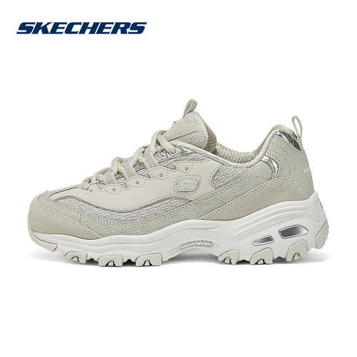 SKECHERS斯凯奇冬季女鞋织物防滑低帮缓震休闲鞋 150249-LGSL