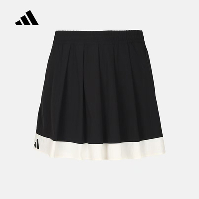 adidas阿迪达斯半身裙2026新款夏女大童运动休闲舒适短裙 KG7842