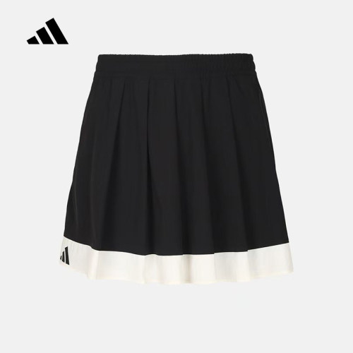 adidas阿迪达斯半身裙2026新款夏女大童运动休闲舒适短裙 KG7842