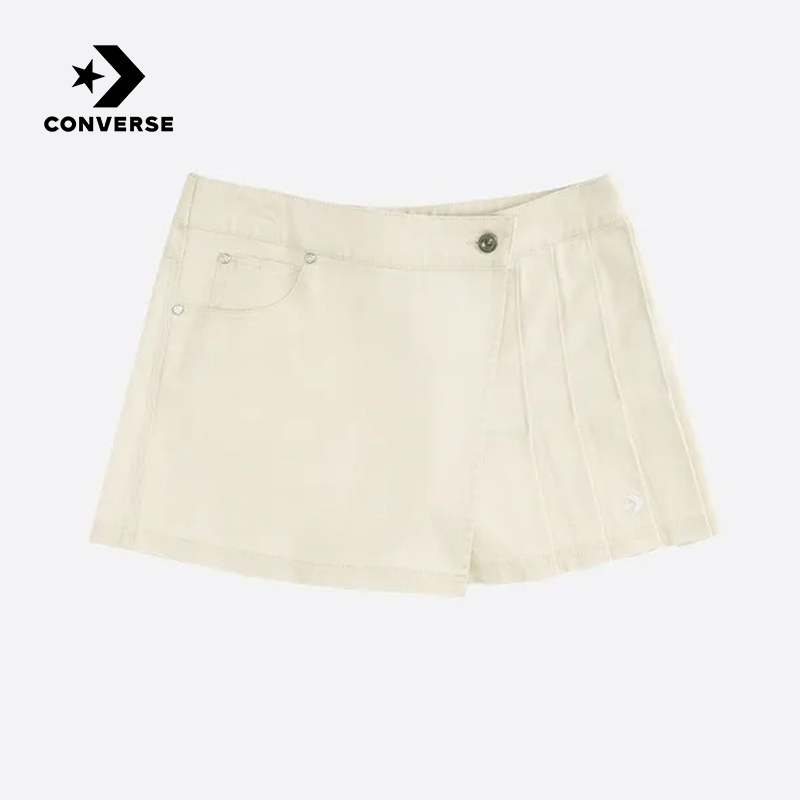 Converse匡威2025夏季梭织短裙星箭Logo时尚复古裙裤WCH877-W0L