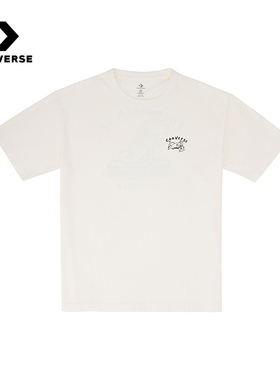 Converse匡威25夏男子圆领短袖宽松休闲潮流百搭T恤MCH621-W2Y