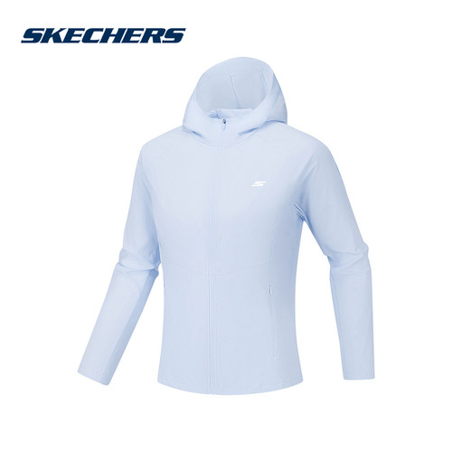 Skechers斯凯奇2026夏新款女士百搭休闲运动连帽梭织外套P226W004