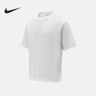 NIKE耐克男子AJ短袖夏新款Jordan宽松透气白色运动T恤DX6774-100
