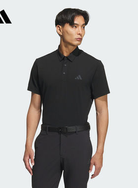 adidas阿迪达斯速干高尔夫短袖翻领POLO衫2025秋男球衫T恤 JM0230