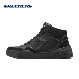 SKECHERS斯凯奇2024冬男厚底弹性高帮运动鞋 BBK 休闲鞋 232874