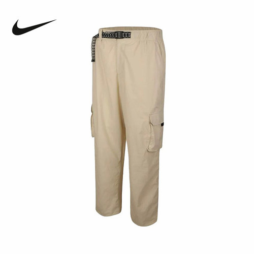 Nike耐克SB男裤子梭织透气宽松直筒运动长裤多袋工装裤FV7348-229