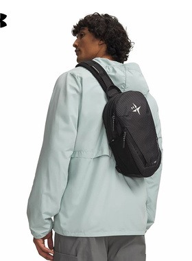 安德玛UA春夏新款Explor男女情侣单肩户外运动斜挎包 6009914-001