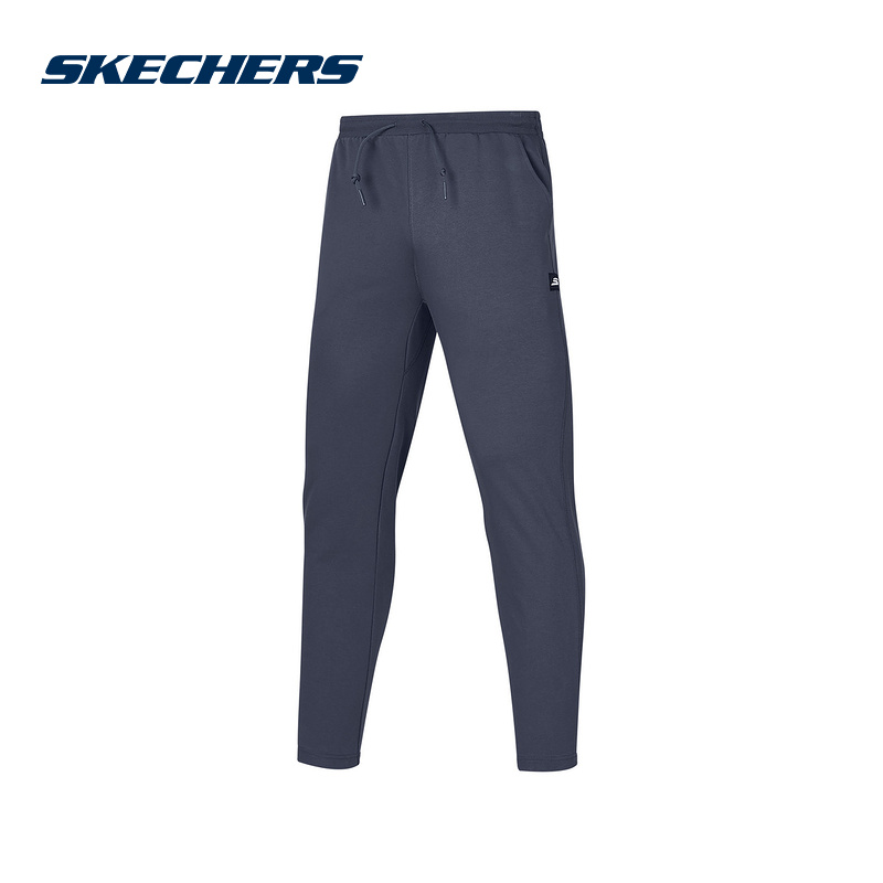 Skechers斯凯奇男裤针织休闲运动裤时尚百搭长裤 P424M162/026R