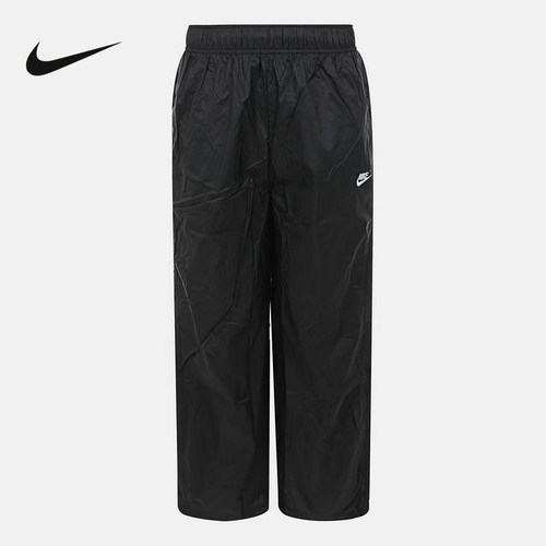 NIKE耐克男裤夏新款宽松运动裤抽绳收口直筒裤梭织长裤IQ0922-010