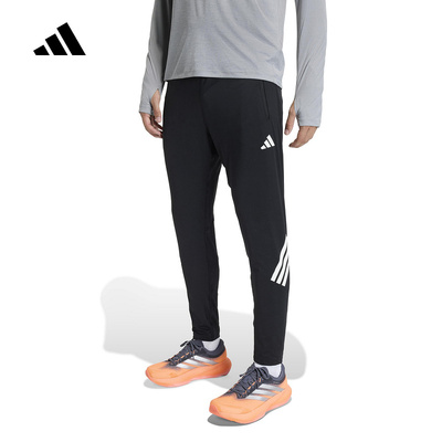 adidas阿迪达斯ADI365速干跑步锥形运动裤2026春男针织长裤KE6742