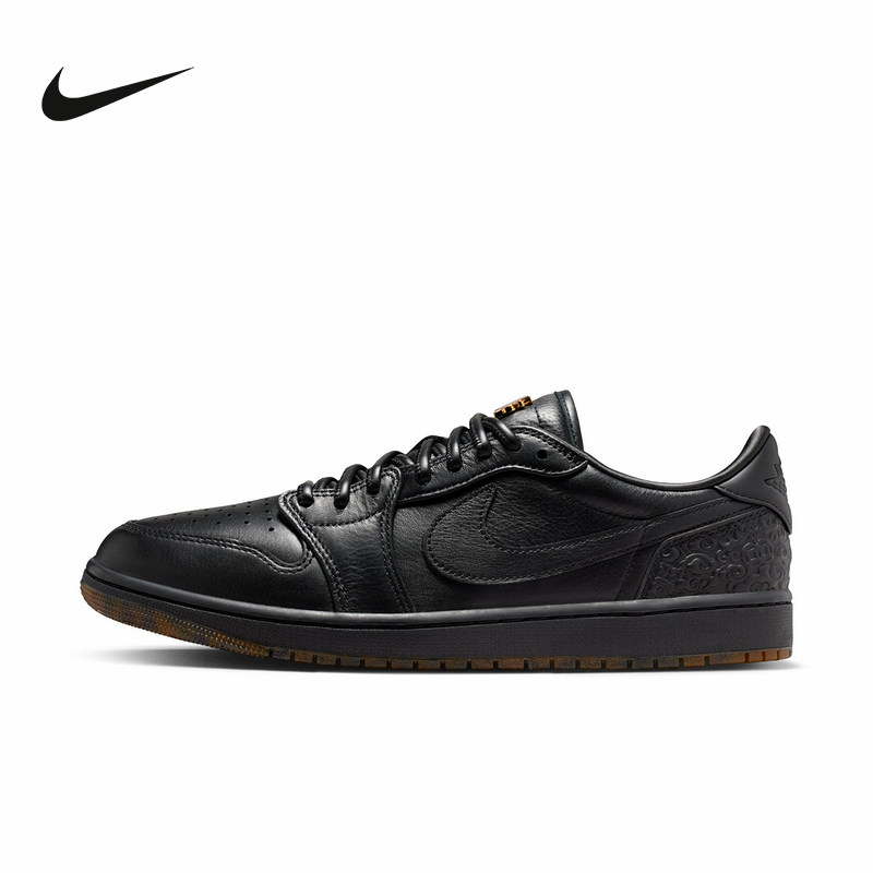 耐克男Air Jordan 1 Low AJ1  黑武士篮球鞋IO3147-001