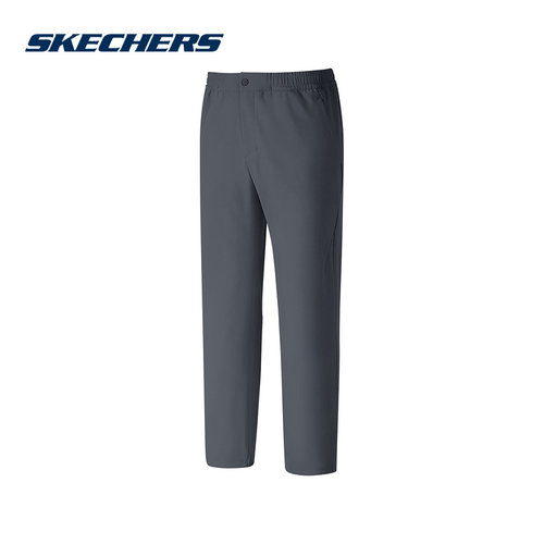 Skechers斯凯奇运动闪穿裤男防泼水锥形裤加绒裤P325M129/006L