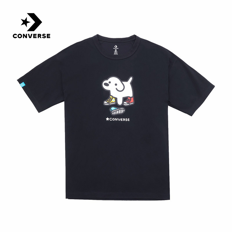 Converse匡威26夏男女休闲运动短袖潮流时尚宽松T恤衫 UCK177-023