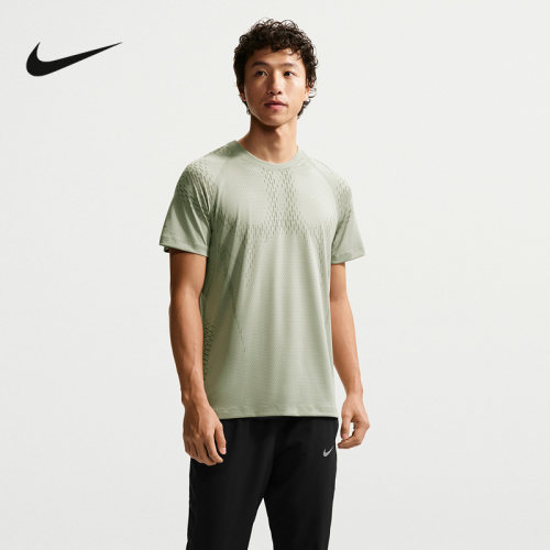 NIKE耐克男子跑步T恤夏新款速干网眼透气短袖运动上衣IF2089-304