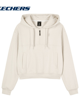 SKECHERS|（新款）2024秋女连帽卫衣 L124W040-00F1