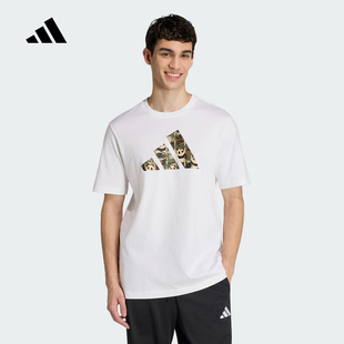 T恤 2026夏男短袖 KB4850 CHILL熊猫印花半袖 adidas阿迪达斯PANDA