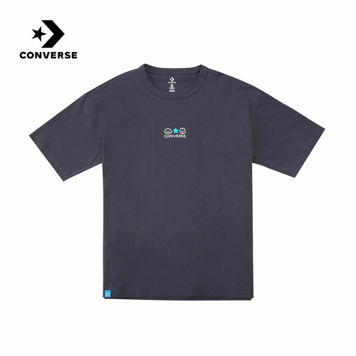 Converse匡威26夏新品男女休闲运动短袖宽松透气T恤衫 UCK176-GDA
