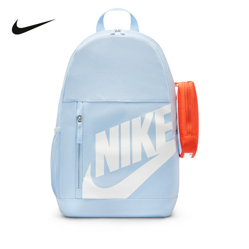 NIKE耐克LOGO双肩包男女学生书包大容量笔袋二合一背包HJ4186-407