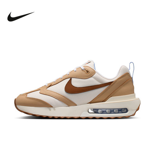 Nike耐克男鞋夏季运动鞋白卡其AIR MAX气垫缓震跑步鞋IR7542-121