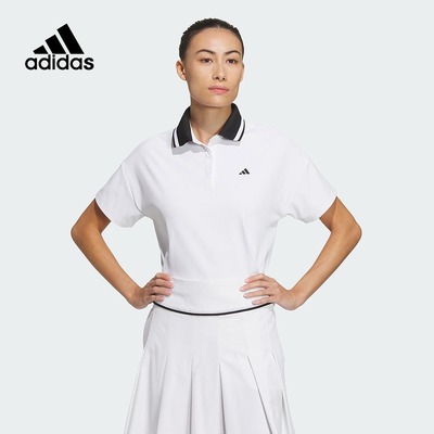阿迪达斯 （adidas）2024春女短袖POLO IK9801