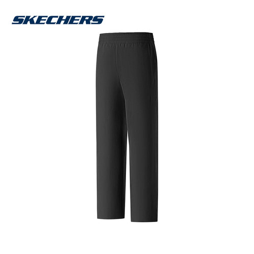 Skechers斯凯奇夏女士轻盈舒适宽松版休闲梭织长裤P225W039-0018