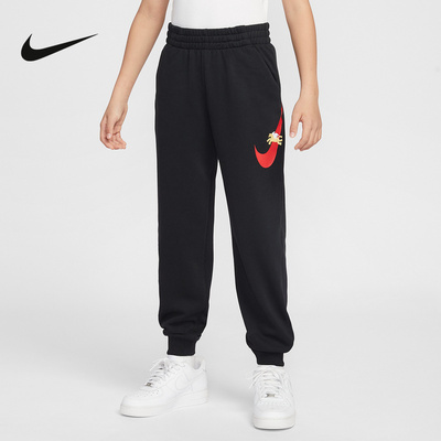 NIKE耐克马年新年款收脚卫裤大童长裤男女童运动裤IQ3935-010
