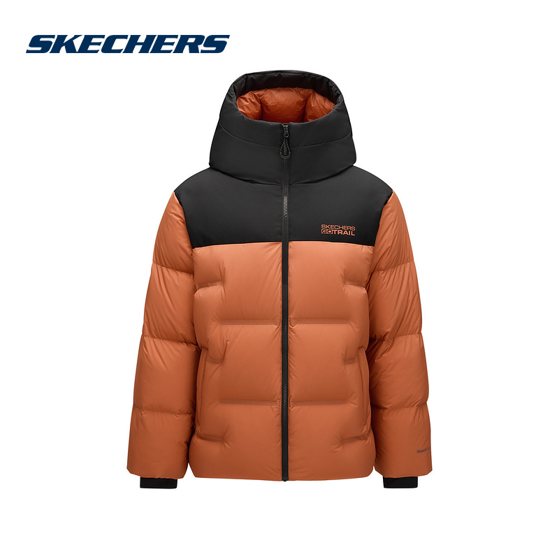 Skechers斯凯奇男外套冬季保暖户外运动休闲羽绒服P425M165-0614